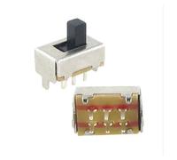 50 Pcs x PCB DC 50V 0.5A 2 Position DPDT 2P2T Vertical Slide Switch 6 Pin IDGTTLDF