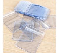 50 pcs X Premium Durable Grip Seal Coin Bag Clear Plastic Wallet Storage Holder Envelopes - 40mm x 60mm