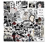 50 PCS Y2K Stickers Vinyl Waterproof Cute Funny Aesthetic Stickers for Laptop Skateboard Scrapbook Computer Water Bottle Luggage Helmet Bike Car, Downtown Girls (Downtown Girls)