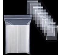 50 PCS Ziplock Bags, Small Plastic Storage Pouches, 50 x 70mm/1.97 x 2.75 Inch Clear Resealable Grip Seal for Kitchen, Jewellery, Diamond Painting, Small Cookies and Sweets
