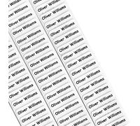 50 Peel & Stick Printed Property Name Labels/Tapes/Tags School