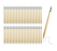 50 Pencils with Eraser, Writing Tools, Portable Mini Pencils, Drawing Accessories.