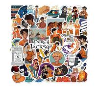 50 Percy Jackson Stickers Pack, Movie Theme Anime Cartoon, Waterproof Vinyl Stickers for Water Bottle, Car Bumper, Luggage & More, Cute Graffiti Decals for Teens, Girls, Boys & Adults