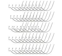 50-Piece Heavy Duty Picture Hooks for Drywall & Plaster - Professional Picture Frame Hangers | No-Damage Wall Hooks for Mirrors, Clocks, Paintings & Shelves in Home, Office & Dorm
