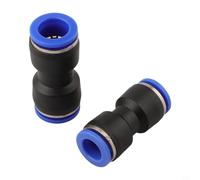 50 Piece Pneumatic Quick Release Kit | Straight connectors made of PU/plastic for 4/6/8/10/12 mm hoses in automation and industry