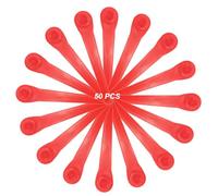50 Piece Set of Replacement Blades for Gard Strimmers - Plastic Blades Compatible with Gard AccuCut, Comf Cut Li18/23R & LI18/23RO, EasyCtu Li 18/23R, Turbotrimmer Accu 400 LI & 450LI