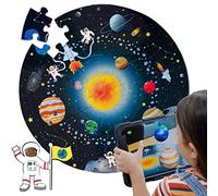 50 Piece Solar System Puzzle Age 3+ - 60 x 40 cm. Large Pieces - Learn More About Space