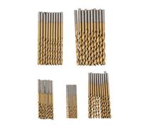 50 Pieces 1mm-3mm Mini Micro Round Shank Drill Bits Set Small Precision HSS Twist Drill for Angle Iron Plastic Woodworking