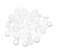 50 Pieces 5 cm White Modelling Craft Polystyrene Foam Balls Hemispheres
