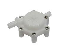 50 Pieces 5V 6mm Hose Barb End Hall Water Flow Sensor Turbine Flow Meter 0.15-1.5L/min For Drinking Machine Water(XH2.54)