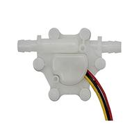 50 Pieces 6mm Hose Barb Hall Water Flow Sensor Turbine Flow Meter 0.2-2.5L/min For Drinking Machine(Sm2.54)