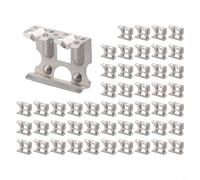 50 Pieces Aluminum Solar Panel Frame Water Drain Clips Designed for Photovoltaic Modules with Automatic Water Drainage and Dust Cleaning (35mm)