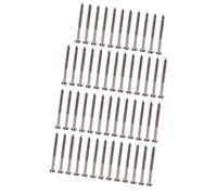 50 Pieces Bass Guitar Pickup Screws Nickel for PB JB P90 Pickup