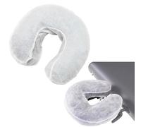 50 Pieces Breathable Disposable Massage Headrest Covers Face Cradle Covers Ultra Soft Non Woven Fabric Face Rest Covers for Massage Tables Beauty Spa Salon Bed, Universal Size 36 x 33cm