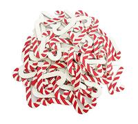 50 Pieces Christmas Candy Cane Walking Stick Wooden Shapes Embellishments