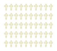 50 Pieces Cross Shaped Bookmark Holders, Paper Clips, Creative Paper Clips, Diary Paper Clips for Office, School and Home