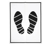 50 Pieces Disposable Paper Car Detailing Folding Floor Mats Waterproof Vehicle Foot Mat Anti Slip Mat Carpet