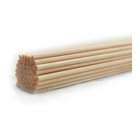 50 Pieces Fiber Reed Diffuser Replacement Refill Sticks Diameter For Aroma Fragrance 3.5mm 4mm (30cmx4mm, Beige)