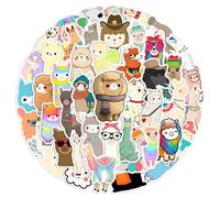 50 Pieces Funny Llama Stickers Waterproof Decals Vinyl Cute Animal Alpaca Camel Theme Sticker Laptop Stickers Waterproof Vinyl Bottles Stickers for Computer Phone Motorcycle Camel Theme Party