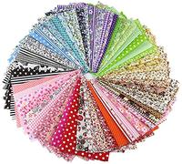 50 Pieces/Hole, 20 cm x 20 cm, no Repetition Design, Printed Cotton Fabric for Patchwork, Sewing Cloths for Patchwork, Quilting, Squares