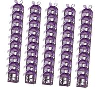 50 Pieces Hollow Out Film Candy Boxes for Parties Elegant Weeding Candies Packaging Boxes with Ribbon Party Supplies Elegant Wedding Supplies