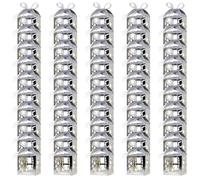 50 Pieces Hollow Out Film Candy Boxes for Parties Elegant Weeding Candies Packaging Boxes with Ribbon Party Supplies Elegant Wedding Supplies