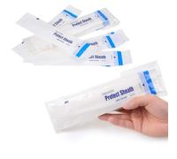 50 Pieces Intraoral Camera Sleeve Sheath Cove Disposable Endoscope Intraoral Dental Light Handle Covers Dental Intraoral Camera Sheaths 202 * 22Mm