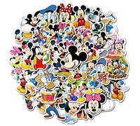50 Pieces Mickey Mouse Stickers for Children Waterproof Vinyl Sticker Set for Water Bottles Cups Hydroflask Notebook Scrapbook Skateboard Bedroom Wall Decoration