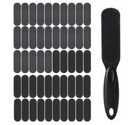50 Pieces of Foot Scrubbing Paper, 1 Piece of Foot Grinder, Foot File, Foot File Replacement Pad, Thick Foot File Replacement Pad, Foot File Refill, Pedicure Replacement Pad