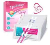 50 Pieces Ovulation Test Strips, Fertility Predictor Testing Sticks, Individually Wrapped Ovulation Pregnancy Test, Highly Sensitive Tests, Fast and Accurate Results, Easy to Use, Clean Hygienic