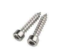50 Pieces Per Pack. Hexagonal Cylindrical Head Self-tapping Screws, Grade 8., Nickel-plated Carbon Steel, M2, .. 6 M3 M4 M5 M6(20mm x50pcs,M3.5)
