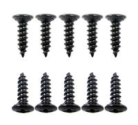 50 Pieces Pickguard Mounting Screws for Electric Guitar Bass Parts Black
