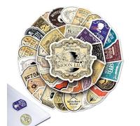 50 Pieces Potion Label Stickers Potion Bottle Labels Halloween Potion Bottle Stickers Waterproof Labels Stickers for Laptop Skateboard Halloween Decorations