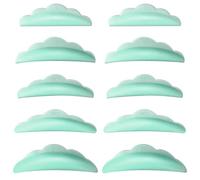 50 Pieces Raise Eyelashes Rods Silicone Eyelash Pads Reusable Lash Lift Rods and Shields, 5 Sizes S/M/M1/M2/L, Rods for Raise Eyelashes Silicone Eyelash Perming Curler Pads for Eyelashes Makeup Tool