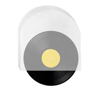 50 Pieces Record Inner Sleeves 7/10/12 Inch LP Vinyl Inner Sleeves Semi-Transparent Anti Static Single Round Record Album Covers | LP Protective Covers| Album Inner Sleeves Anti Static Record Sleeves