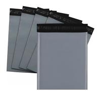 50 Pieces Self Seal Bags 12x16 Inch, Self Seal Bags for A4 Papers, Photos, Clothes, Tearproof Mailing Bags, Grey Color Shipping Bag and Waterproof Postage Bag
