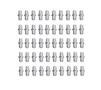 50 Pieces Shelf Pegs 5mm Shelf Holder Support Pins Nickel Plated Metal Material Shelf Pegs for Shelf Holes on Bookcase, Cabinets and Entertainment Centers
