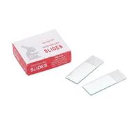 50 Pieces Slides for Microscopy Applications Biology Glass Size 24x76.2mm Pre Cleaned Microscope Slides for Biological Science Education Glass Construction
