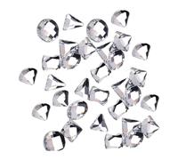 50 Pieces Specific-Shaped Glass Crystal Set 3D Tips Decoration Nail Art Rhinestones DIY Handcraft Wedding Dress Crystal White