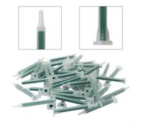 50 Pieces Static Mixer Tips for 2K Mixer Nozzles with 16 Knots Designed for Two Component Systems with 5 3mm Inner Diameter
