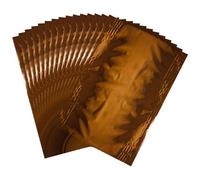 50 Pieces Toner Reactive Foil for Laminator, 20x29cm/7.9x11.4inch Foil Paper for Toner Foiling Scrapbooking Craft Projects Card Making, Foil by Laser Printer and Laminator (Coffee)