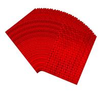 50 Pieces Toner Reactive Foil for Laminator, 20x29cm/7.9x11.4inch Foil Paper for Toner Foiling Scrapbooking Craft Projects Card Making, Foil by Laser Printer and Laminator ( Red Gemstone )