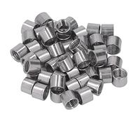 50 piezas M8 tuerca de acoplamiento de rosca hembra Kit de tuercas de acoplamiento de mantenimiento de acero inoxidable resistente para reparación de máquinas y decoración del