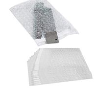 50 Plain Bubble Wrap Bags Pouches 100mm x 130mm (BP01) 4" x 5"