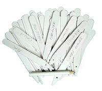 50 Plant Labels for Seed Trays, Pot Tags Markers Plant Rings to tie up Plants & Stems etc (Pack of 50 Plant Labels)
