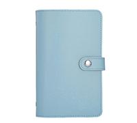 50 Pocket Currency Album Banknotes Holder 7x4.5In Paper-Blue