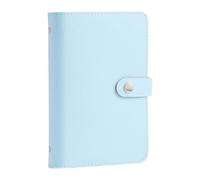 50 Pockets Leather Money Holder 7x5Inch Paper Money Collection Book Currency Holder Album for Banknote Ticket Collection Household Budgeting