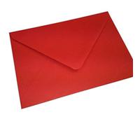 50 POPPY RED C6 Premium Envelopes 100gsm 114mm x 162mm FREE POST