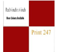 50 Red 150mm X 150mm Square Bathroom/Kitchen Tile Transfer Stickers Cheap and Cost Effective