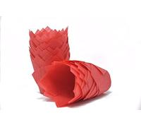 50 Red Tulip Muffin Wraps - Great for Christmas - Professional Baking
